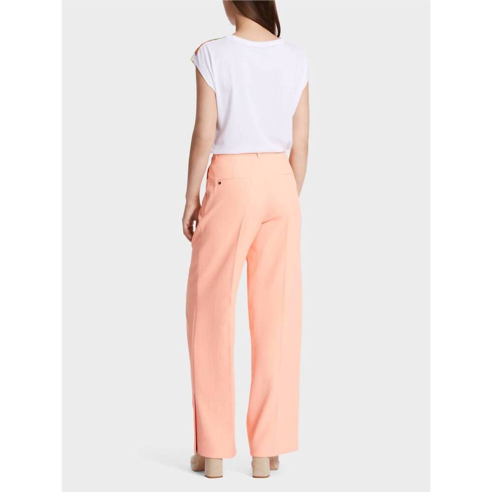 NEW MARC CAIN soft wasco wide pants in deep peach - Picture 2 of 5